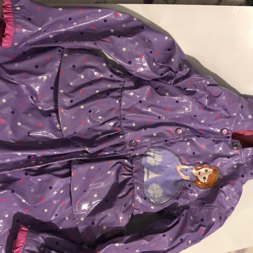 Sofia the first raincoat